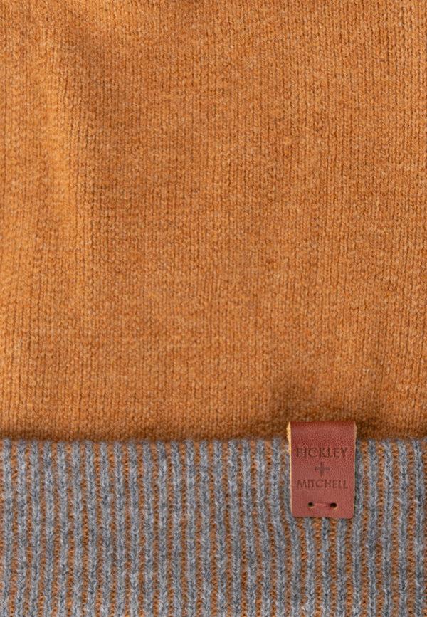 Bickley Mitchell Classic Fine Rib Two Tone Beanie