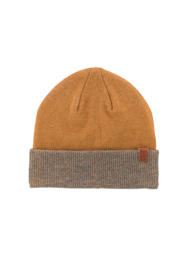 bickley mitchell Classic Fine Rib Two Tone Beanie