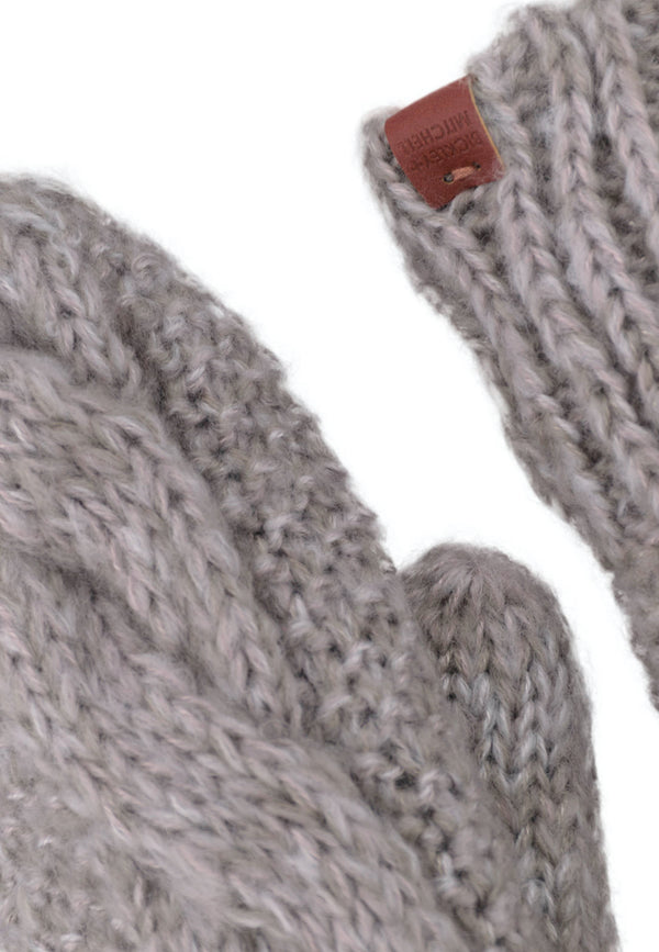 Bickley Mitchell Fleece Lined Cable Twist Mittens