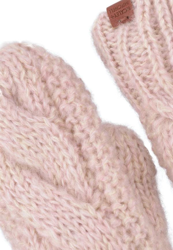 Bickley Mitchell Fleece Lined Cable Twist Mittens