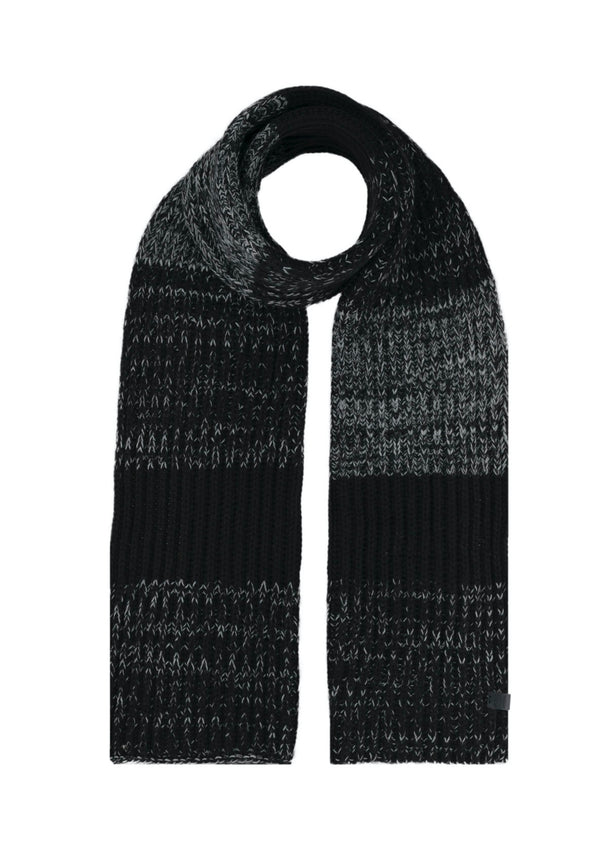 Bickley Mitchell Melange Stripe Rib Scarf
