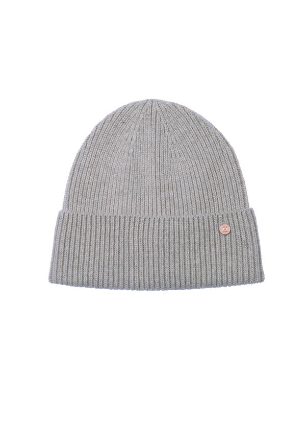 Bickley Mitchell Merino Cashmer Blend Rib Beanie