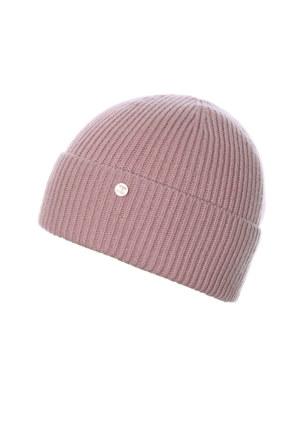 bickley mitchell Merino Cashmer blend Rib Beanie