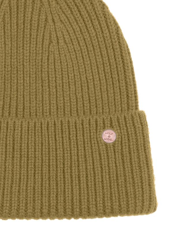 Bickley Mitchell Merino Cashmer Blend Rib Beanie