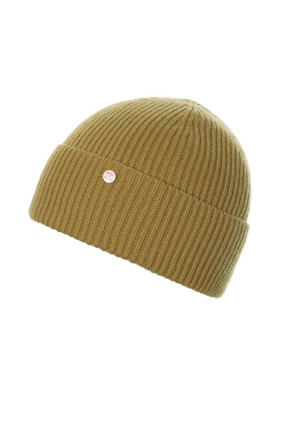 bickley mitchell Merino Cashmer blend Rib Beanie