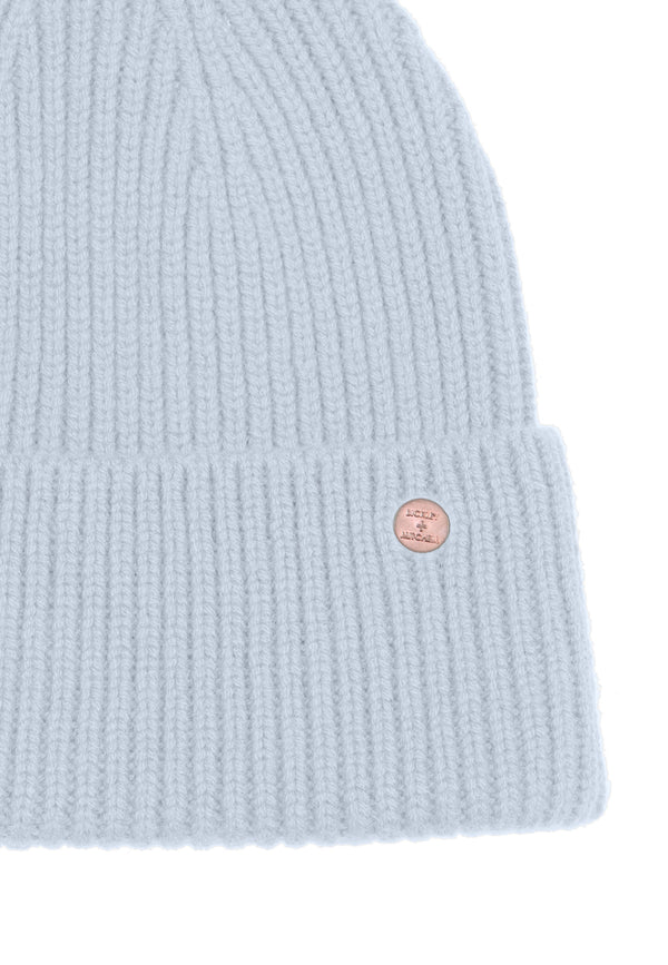 Bickley Mitchell Merino Cashmer Blend Rib Beanie