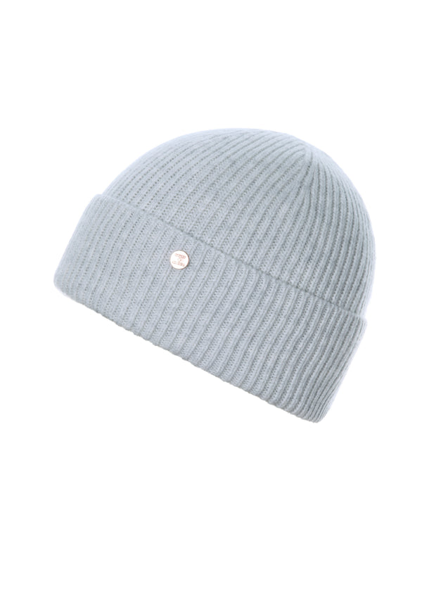 bickley mitchell Merino Cashmer blend Rib Beanie
