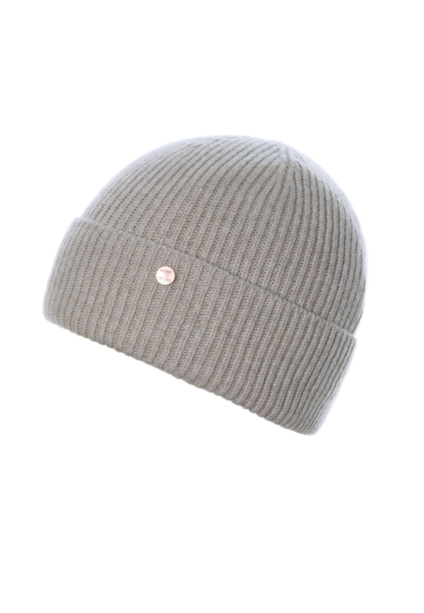 bickley mitchell Merino Cashmer blend Rib Beanie