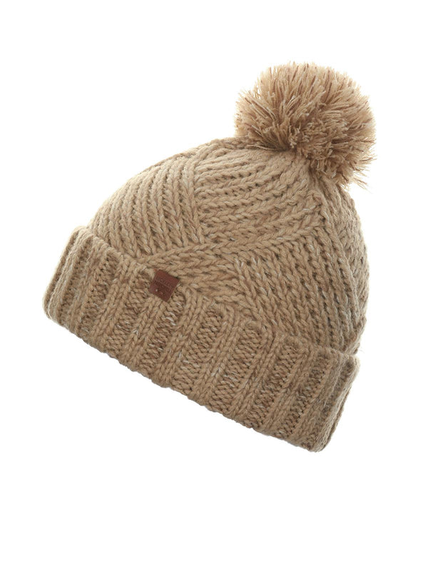 Bickley Mitchell Pattern Melange Pompom Beanie