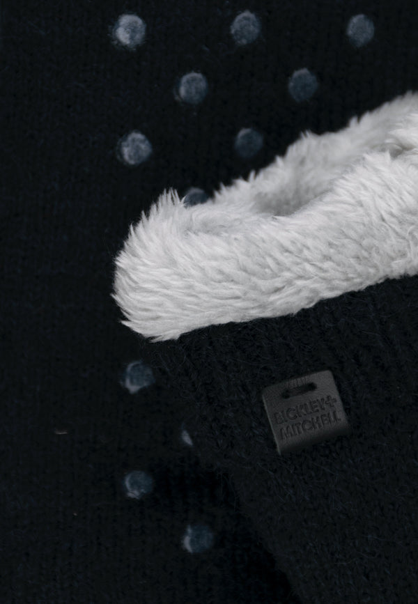 Bickley Mitchell Short Soft Rib Slipper Socks