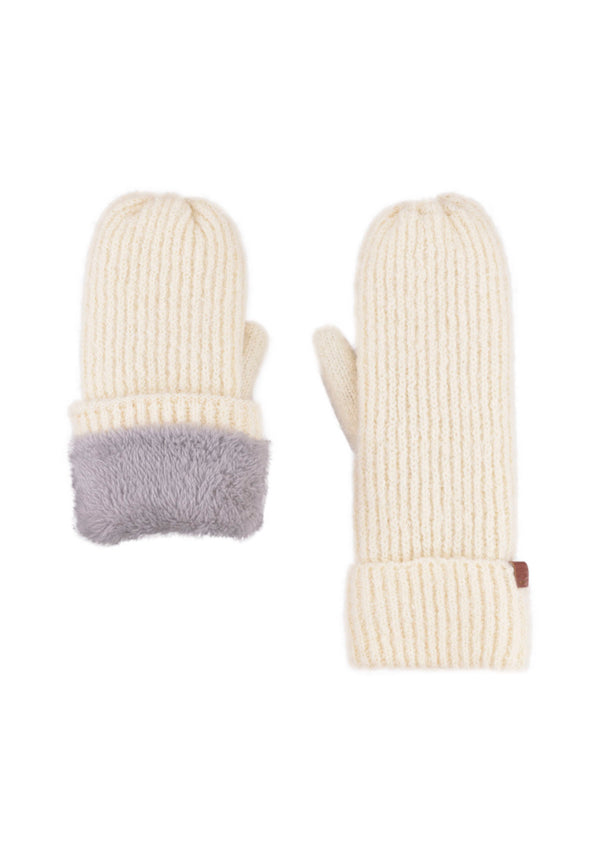 bickley mitchell Soft Rib Lined Mittens