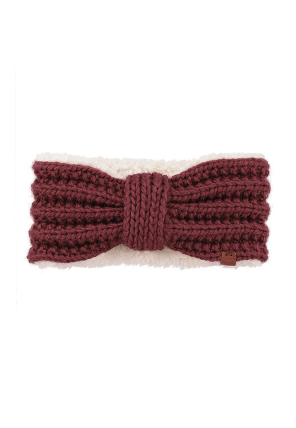 bickley mitchell Teddy Lined Cable Knit Headband