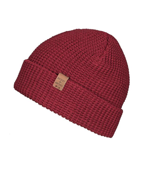 Bickley Mitchell Waffle Knit Cotton Blend Beanie