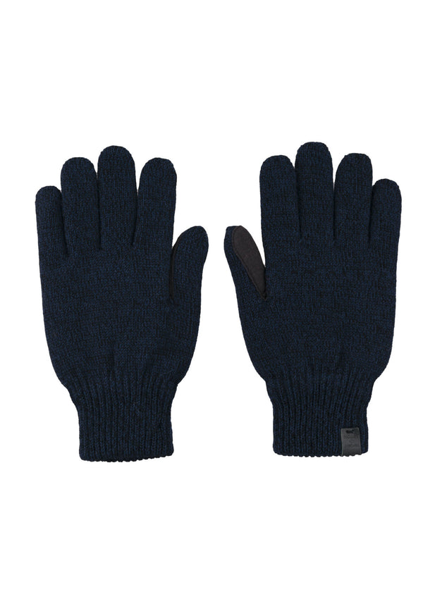 bickley mitchell Wool Blend Suede Patch Gloves