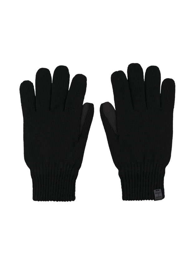 bickley mitchell Wool Blend Suede Patch Gloves