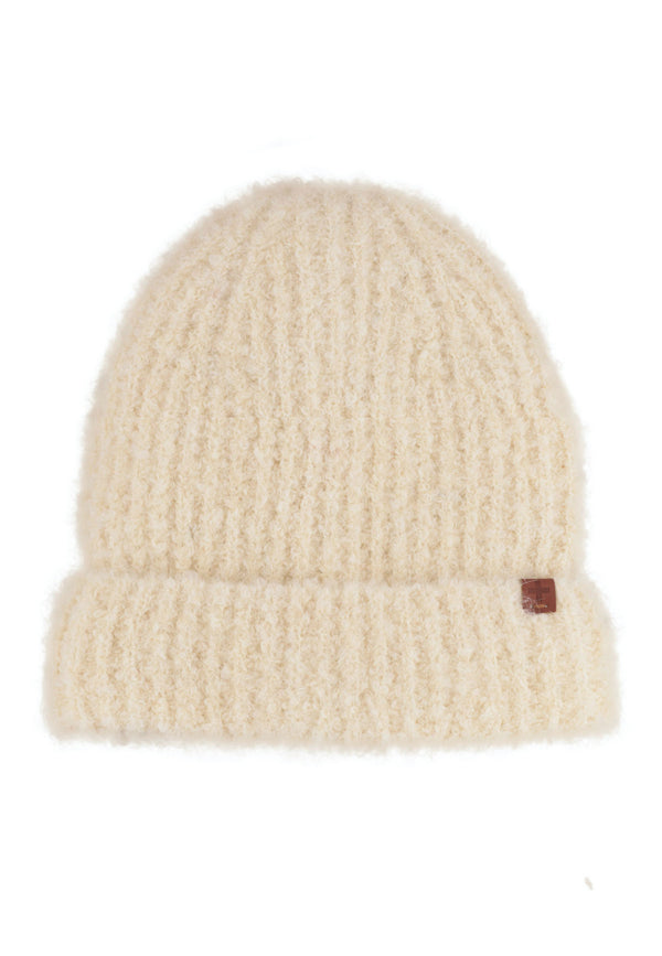 Bickley Mitchell Boucle Wool Blend Teddy Lined Beanie