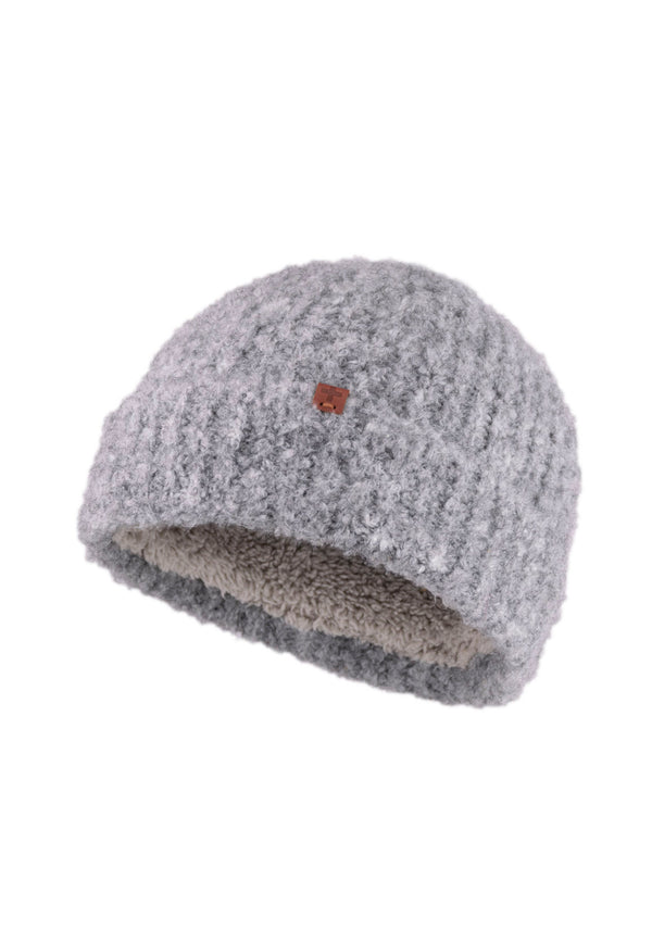 bickley mitchell Boucle Wool Blend Teddy Lined Beanie