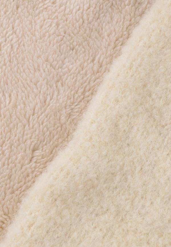 Bickley Mitchell Boucle Wool Blend Teddy Lined Infinity Scarf