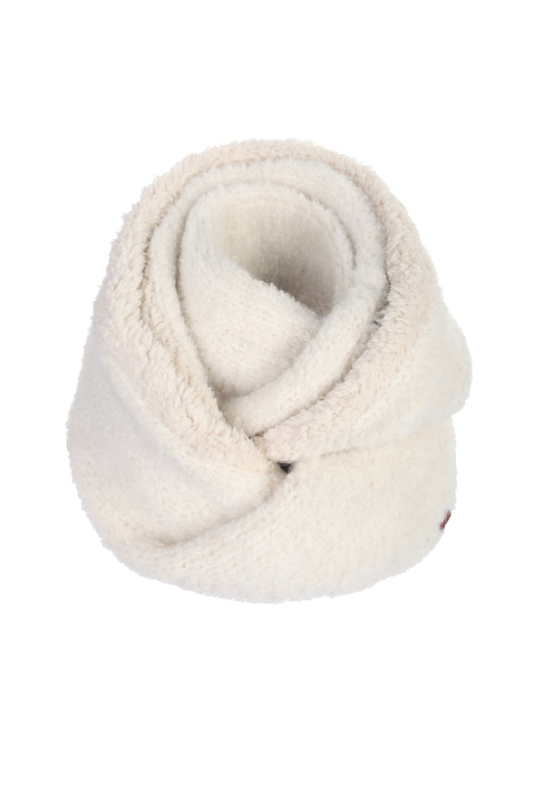 bickley mitchell Boucle Wool Blend Teddy Lined Infinity Scarf