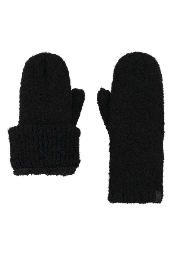 bickley mitchell Boucle Wool Blend Teddy Lined Mittens