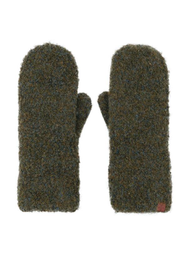 Bickley Mitchell Boucle Wool Blend Teddy Lined Mittens