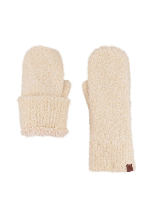 bickley mitchell Boucle Wool Blend Teddy Lined Mittens