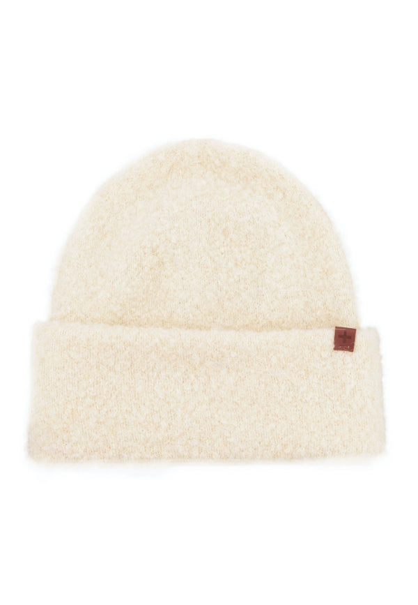 bickley mitchell Boucle Woold Blend Turncuff Beanie