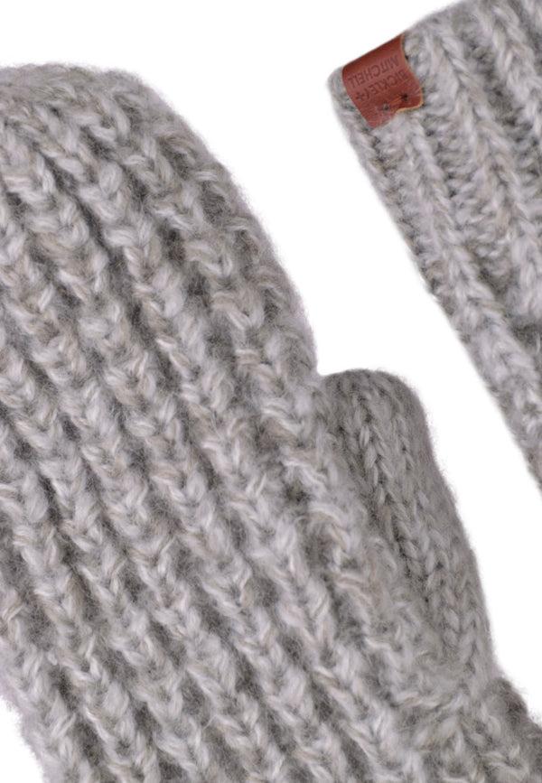 Bickley Mitchell Chunky Waffle Knit Fleece Lined Mittens