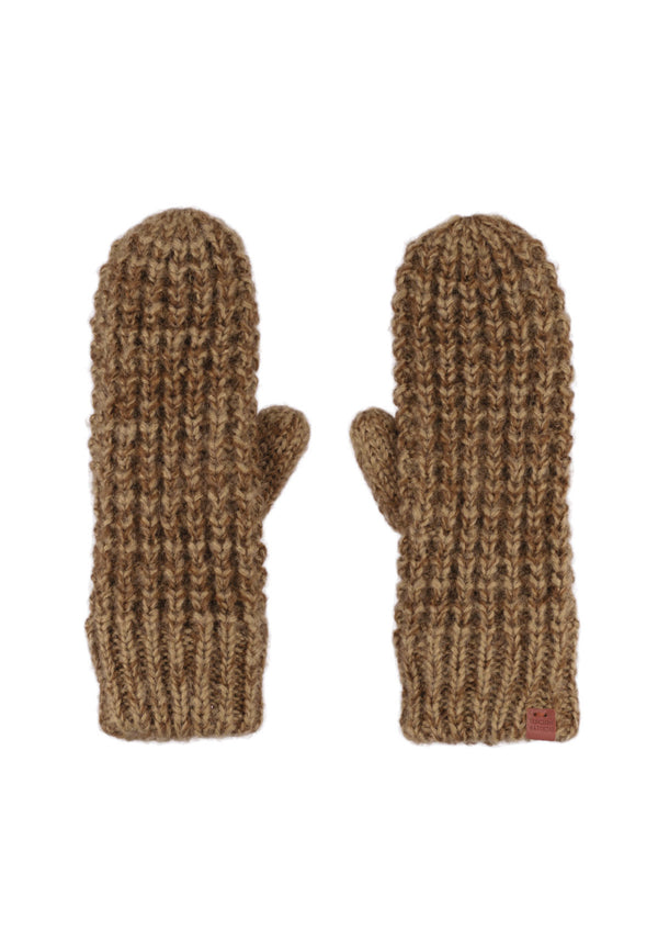 bickley mitchell Chunky Waffle Knit Fleece Lined Mittens