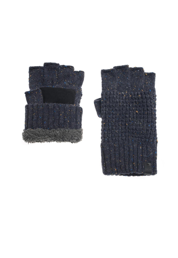 bickley mitchell Chunky Wool Blend Teddy Lined Fingrless Gloves