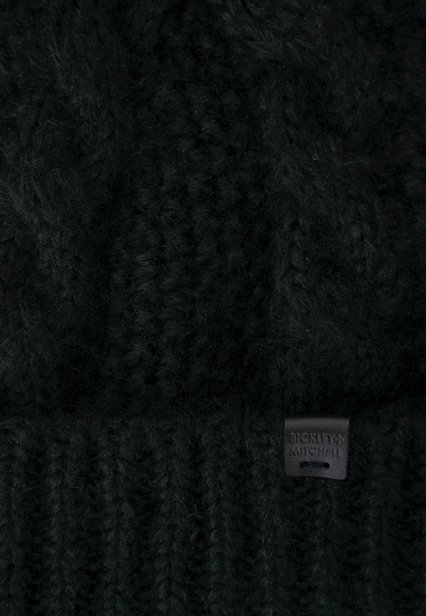 Bickley Mitchell Short Soft Cable Fleece Lined Beanie