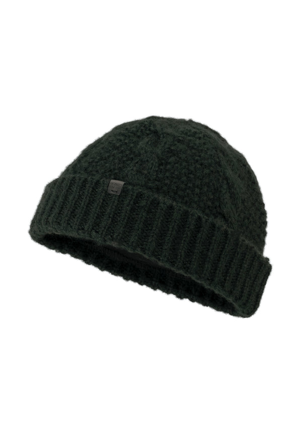 bickley mitchell Short Soft Cable Fleece Lined Beanie