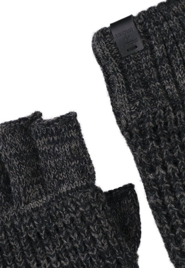 Bickley Mitchell Wool Waffle Teddy Fingerless Gloves