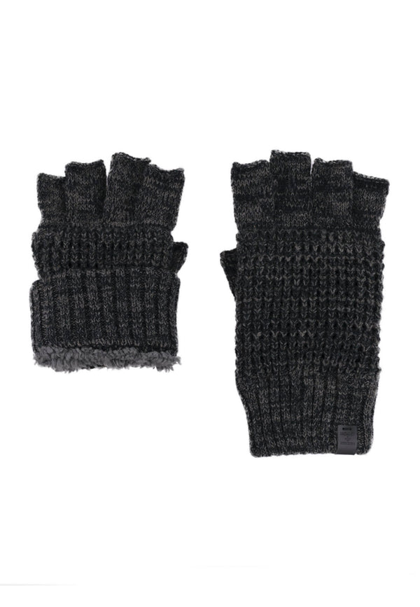 bickley mitchell Wool Waffle Teddy Fingerless Gloves