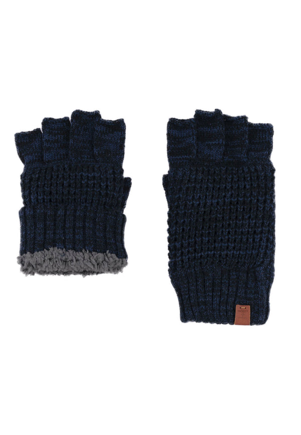 bickley mitchell Wool Waffle Teddy Fingerless Gloves