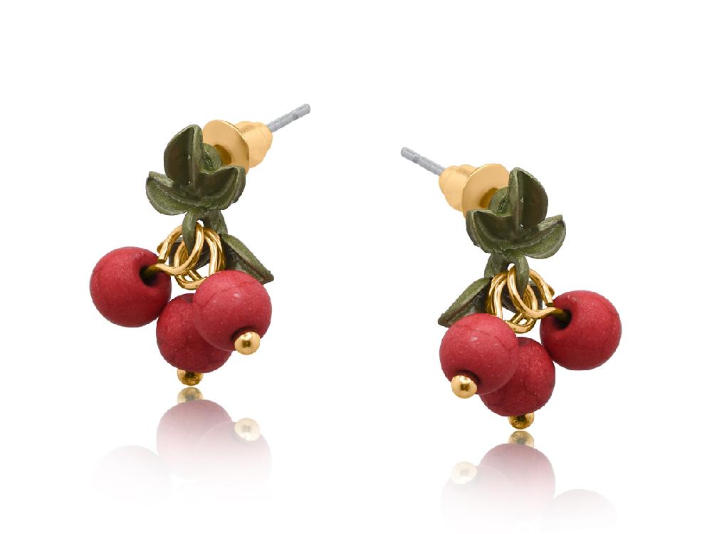 big metal london Gora Blueberry Stud Earrings 3732