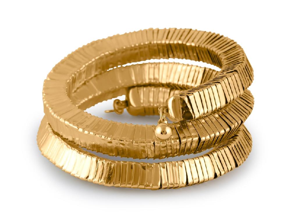 big metal london Irina Wrap Around Bracelet