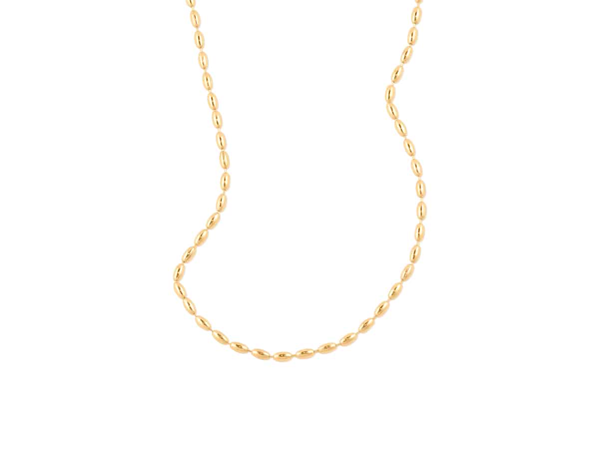 big metal london Layla Dotted Necklace