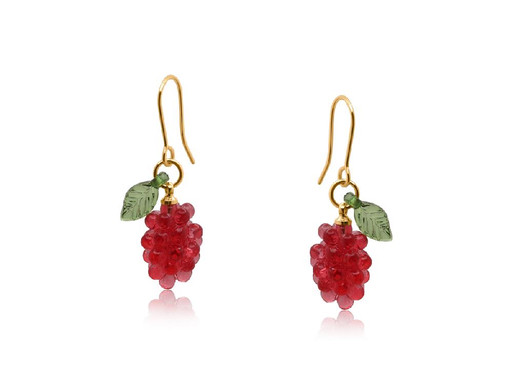 big metal london Dionysus Bunch Of Grapes Dangle Earrings 3736