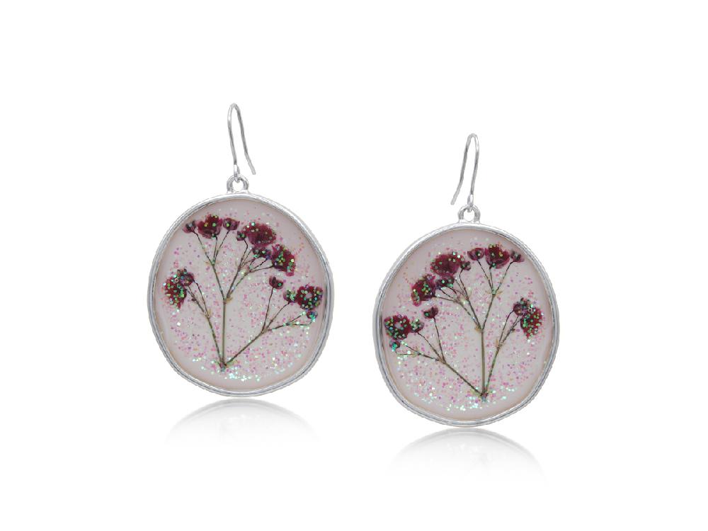 big metal london Orlean Wildflower Statement Earrings 3758