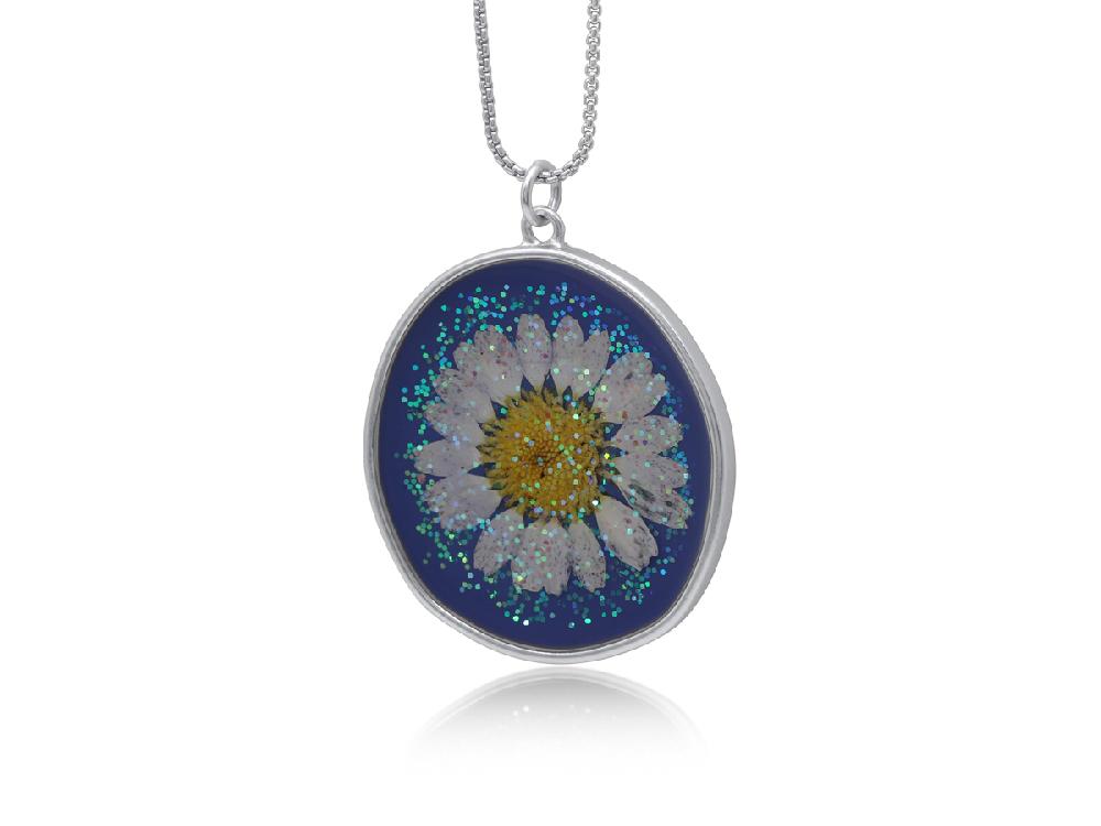big metal london Toulouse Wildflower Adjustable Size Pendant Necklace 3764