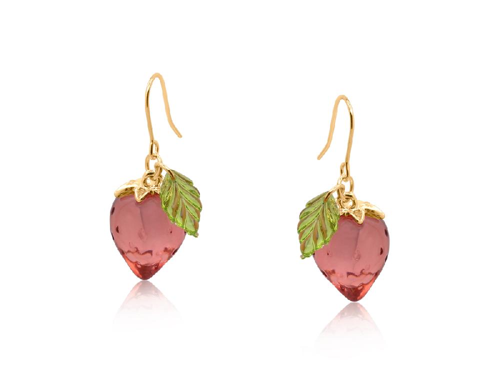 big metal london Yagoda Strawberry Drop Earrings 3735
