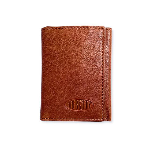 Big Skinny Full Leather RFID Blocking Trifold