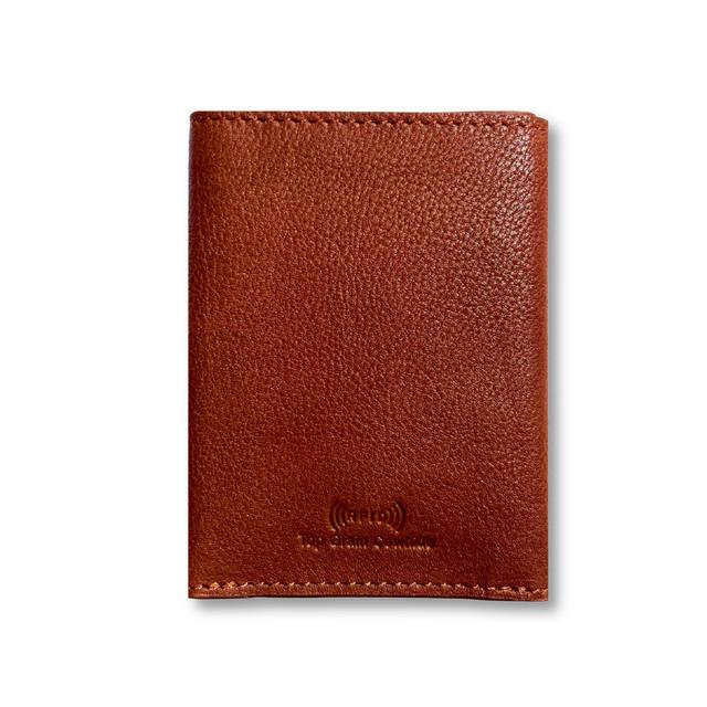 Big Skinny Full Leather RFID Blocking Trifold