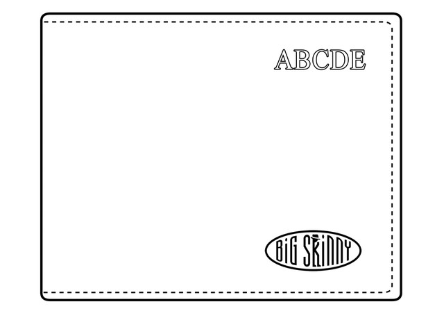 Big Skinny Leather Zipfold Wallet
