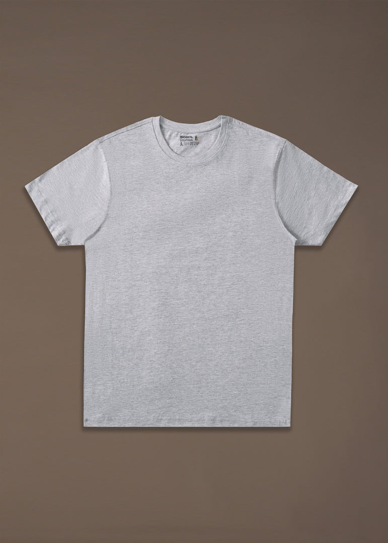 bigben Crew Neck Inner T-Shirt Heather Gray
