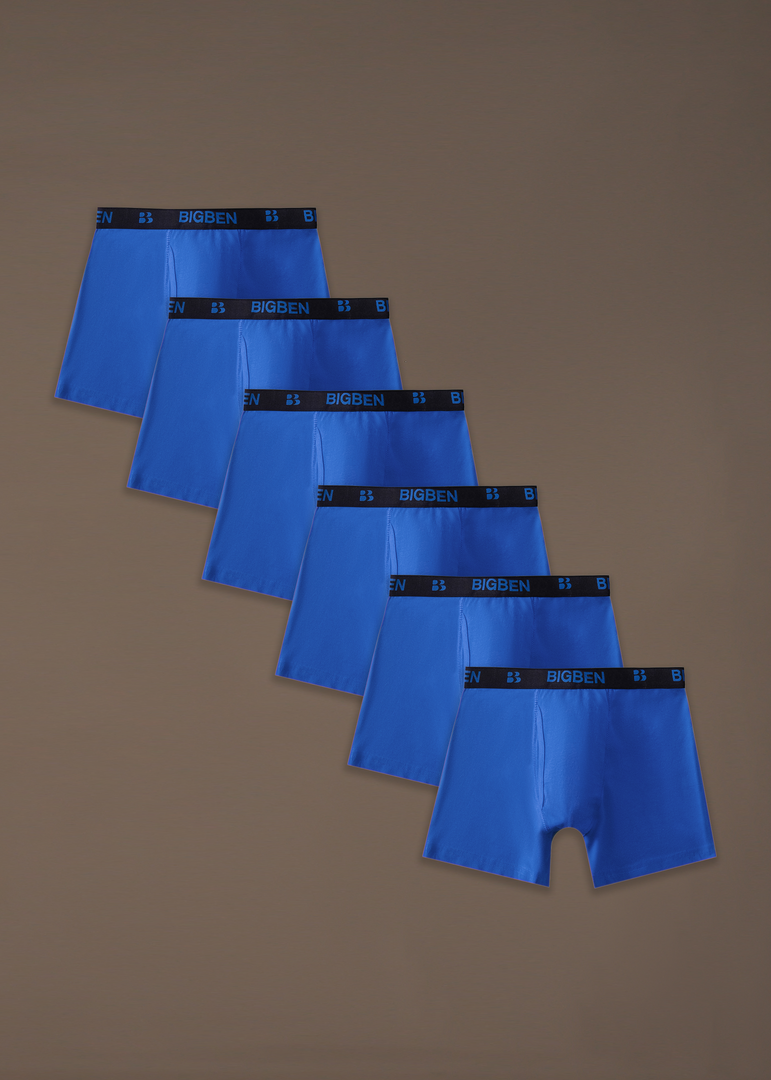 bigben Keyhole Hipsters Pack of 6 Blue