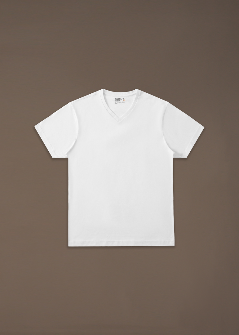 bigben V-Neck undershirt White