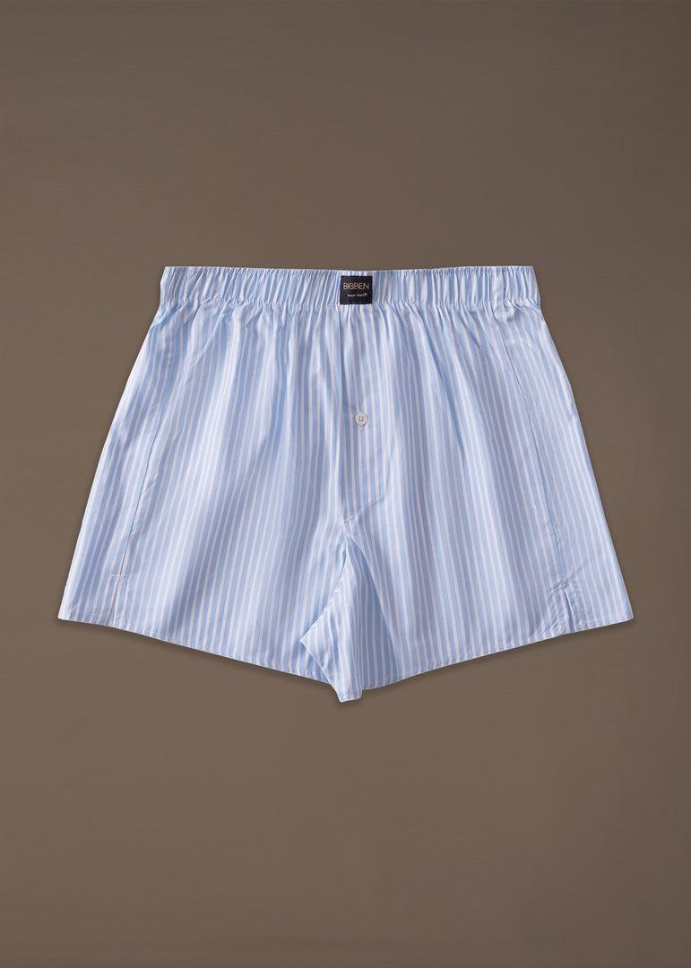 bigben Woven Boxers Blue/White Stripes