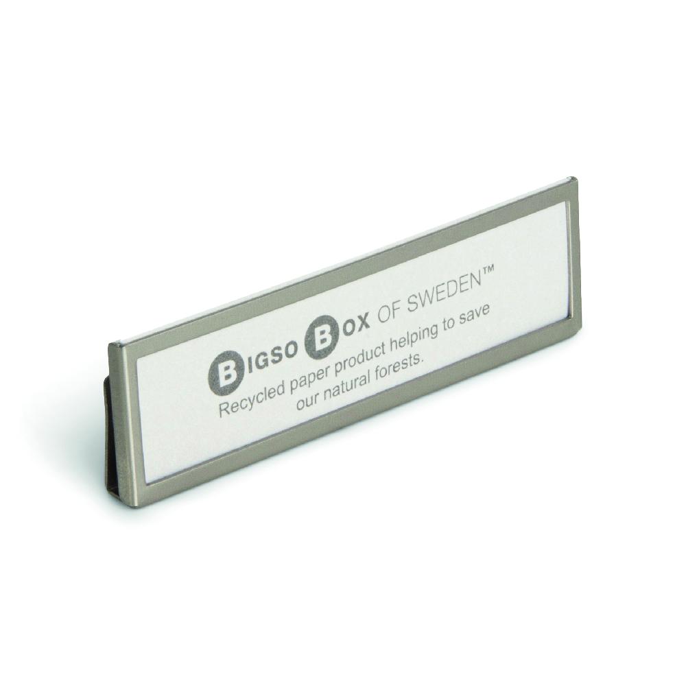 Bigso Box Of Sweden Clip-on Label Holder
